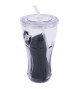 Copo Com Canudo 550Ml E Mochila Tipo Saco - Vasco Da Gama - Mileno
